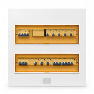 PZ30 lighting and power distribution board - KEXINGYU IP40 two-row breaker panel