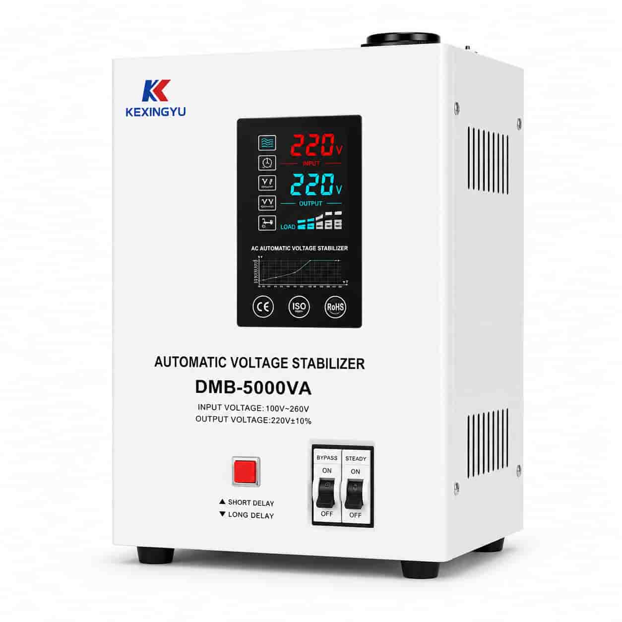 DMB electronic AC voltage stabilizer front view