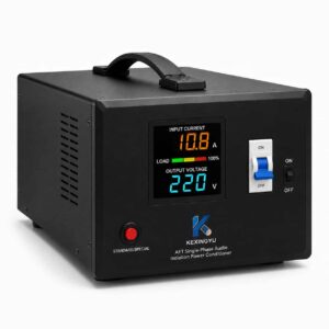 AFT isolation power conditioner black chassis angled view