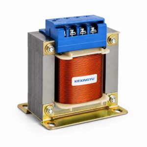 BK control transformer open-frame chassis on mounting base