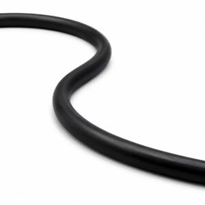 500V black JHS longitudinal water-blocking cable full length on white background