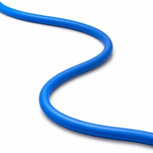 Blue JHS deep-well waterproof cable full length on white background