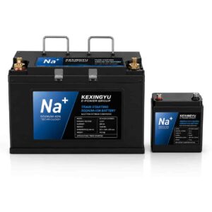 KEXINGYU train starting battery and generator starting battery side by side
