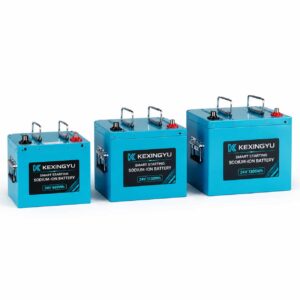 KEXINGYU light truck starting battery lineup, three capacity models