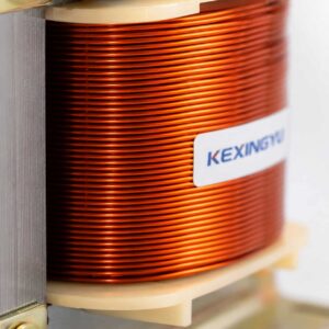 BK control transformer copper winding close-up