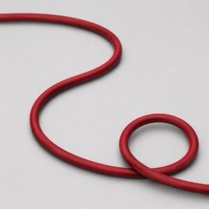 KGGRP silicone rubber shielded control cable flexed to demonstrate flexibility