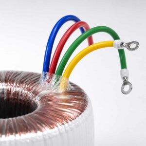 OBK transformer color-coded input and output lead wires