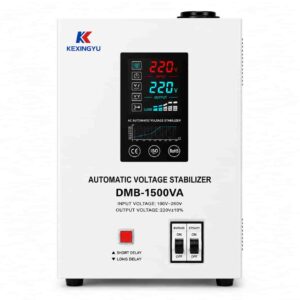 DMB-1500VA compact plug-in voltage stabilizer with power cord