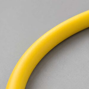 Close-up of foamed polyurethane jacket on flexible floating cable