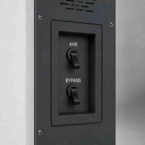 HIS voltage stabilizer AVR and Bypass switch panel