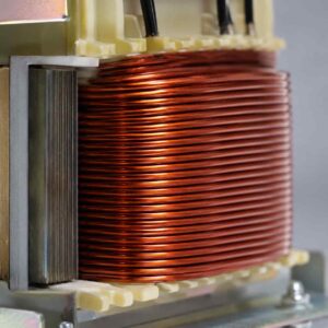 GBK isolation transformer full copper coil winding close-up