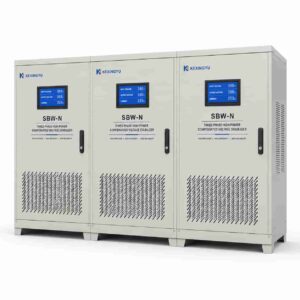 SBW-N multi-cabinet configuration for high-capacity three-phase stabilizer