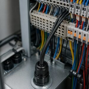 SIHF silicone rubber control cable used in industrial control panel wiring