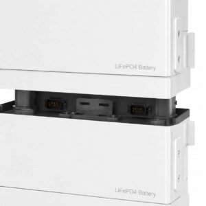 KEXINGYU all-in-one hybrid inverter battery module base and connector close-up