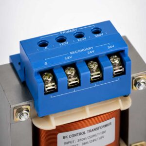 BK control transformer labeled terminal board connections