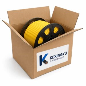 Zero buoyancy floating cable spool in KEXINGYU branded packaging