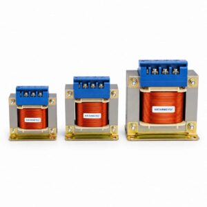 BK control transformer size comparison from 25VA to 10000VA