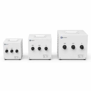 JMB work-light transformer size comparison from small to large capacity