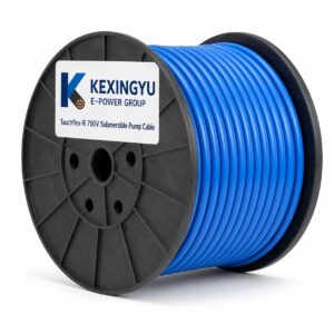 Tauchflex-R submersible pump cable reel packaging with KEXINGYU brand logo