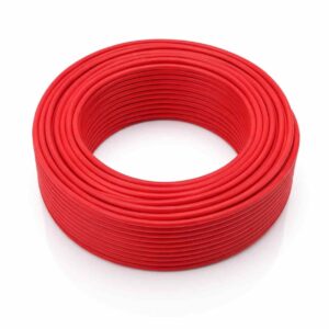 Red solar PV cable full coil overview