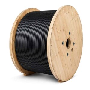 KEXINGYU black stranded fiber optic cable wooden drum reel