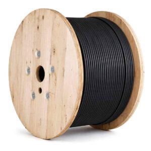 KEXINGYU black outdoor fiber cable wooden drum reel product photo