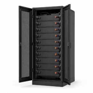 KEXINGYU high voltage battery cabinet system black tower UPS backup