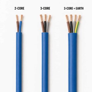 KEXINGYU PVC flexible cord 2 core 3 core lineup comparison