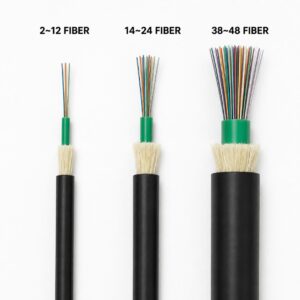 KEXINGYU GYXTW cable fiber count comparison 12 24 48 core