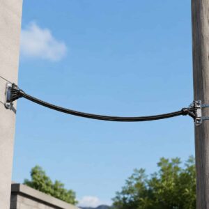 Self-supporting aerial cable installed for outdoor overhead Ethernet communication network