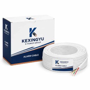 KXY branded alarm cable reel and packaging box
