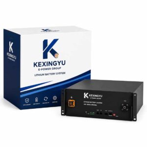 KEXINGYU branded packaging box lithium battery system KXY logo