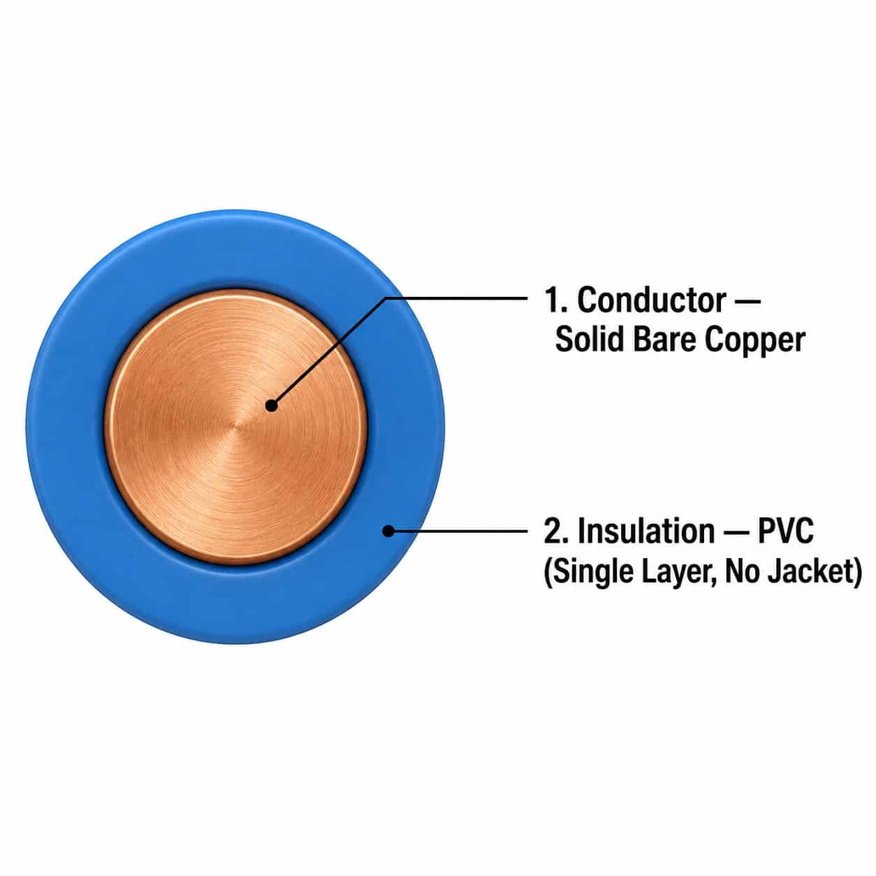 KEXINGYU building wire construction diagram conductor insulation layers