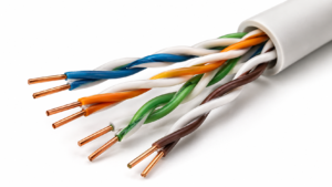 Cat 5 multi-pair LAN cable used in communication room and trunk wiring installation environment