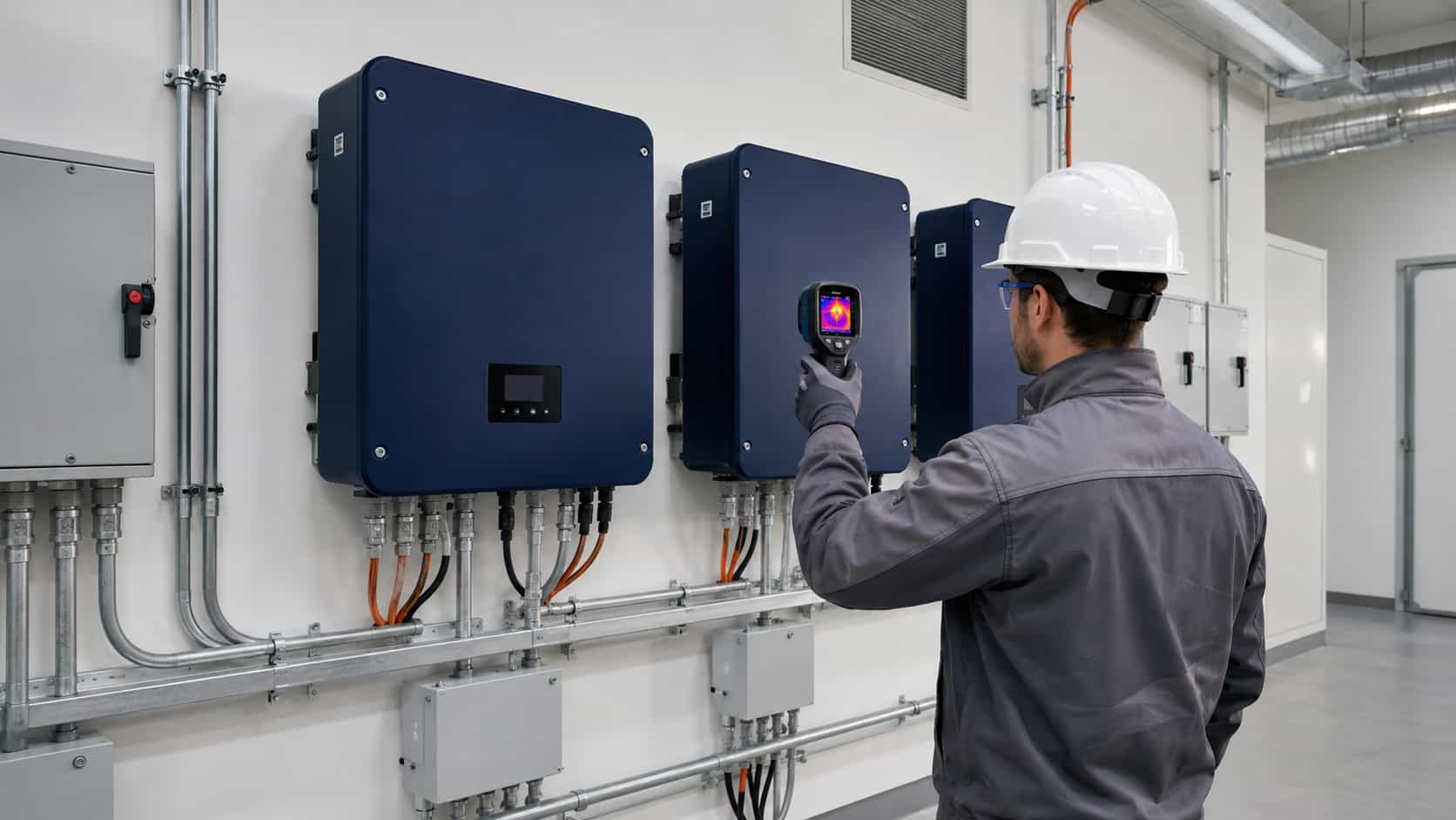 Commercial Solar Inverter Preventive Maintenance Inspection