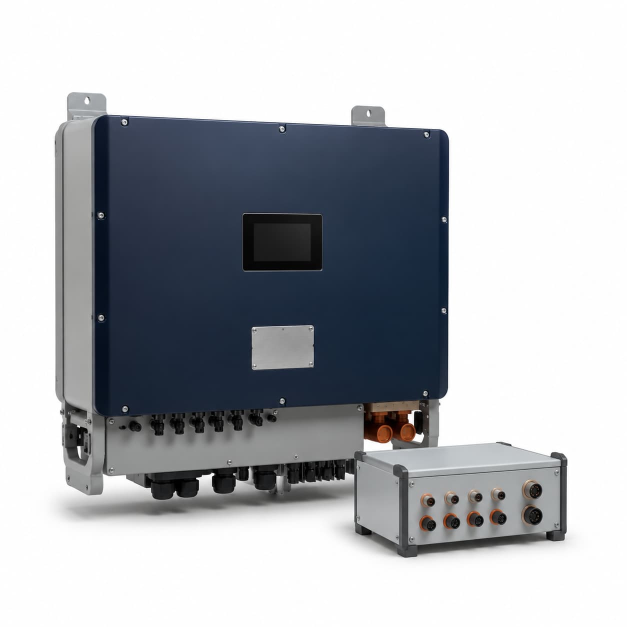 Modern solar inverter representing grid code testing, certification and international interconnection requirements