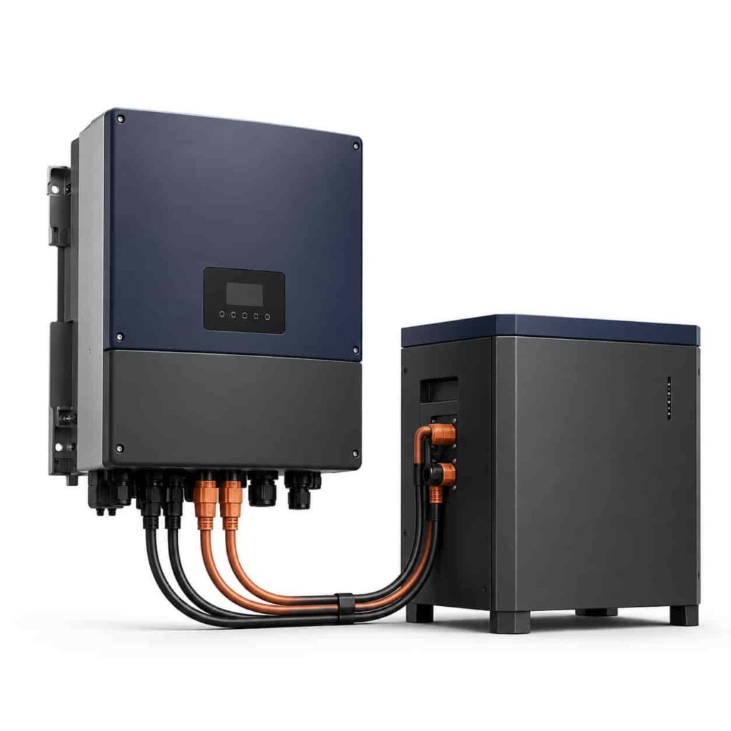 Solar inverter and battery energy storage system integrated for a combined solar-plus-storage installation