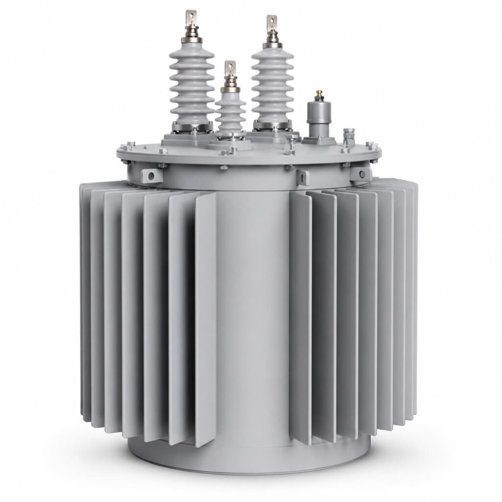 Modern oil-immersed distribution transformer product photo