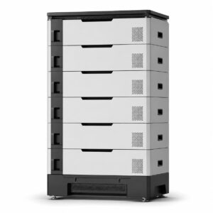 Modern stacked lithium battery energy storage cabinet product photo