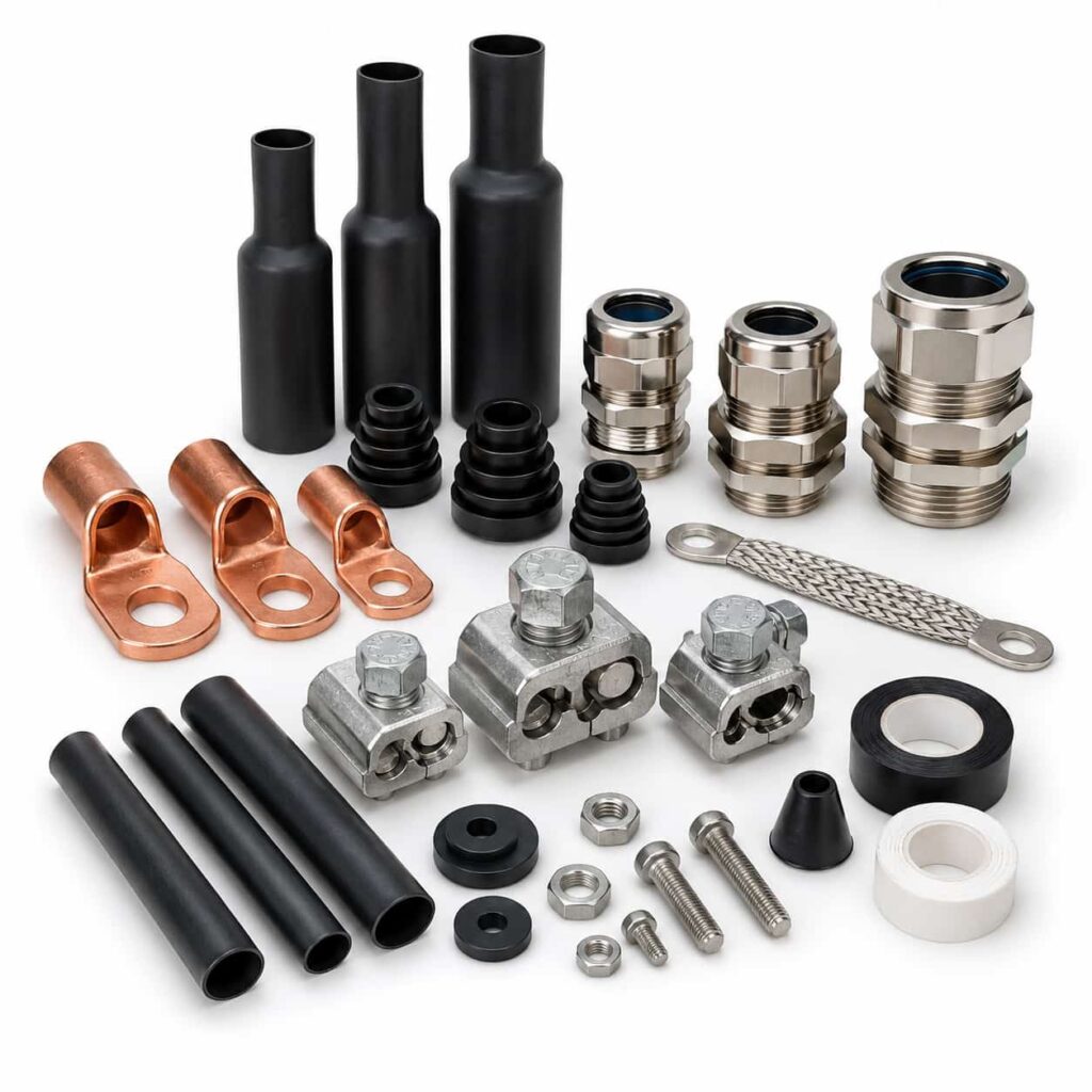 Modern cable termination kit and accessories product photo