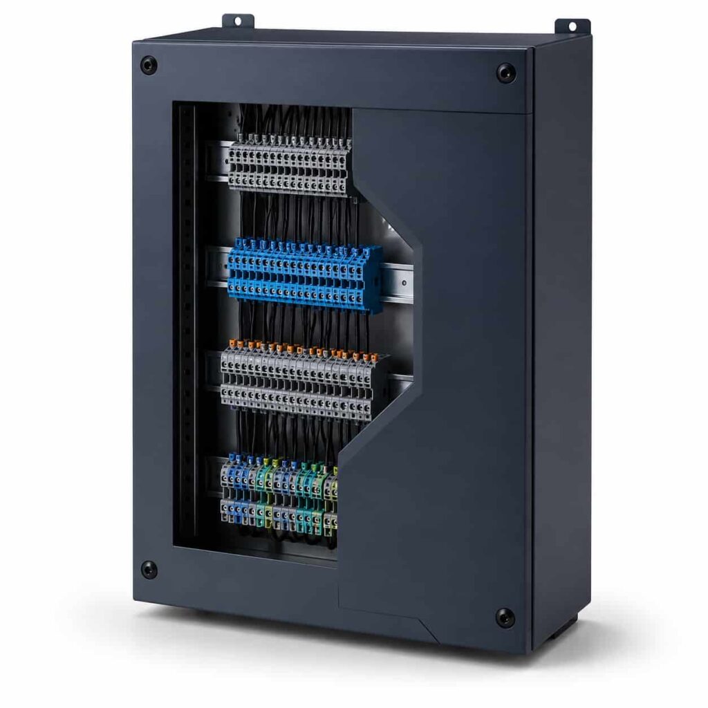 Modern custom electrical control cabinet product photo