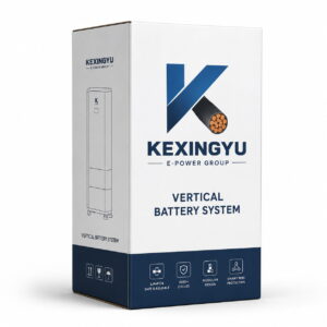 KEXINGYU vertical LiFePO4 battery system retail packaging box