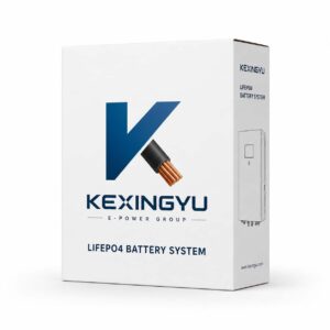 KEXINGYU wall-mounted LiFePO4 battery system retail packaging box