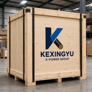 MC6000 module packed in branded KEXINGYU shipping crate for transport