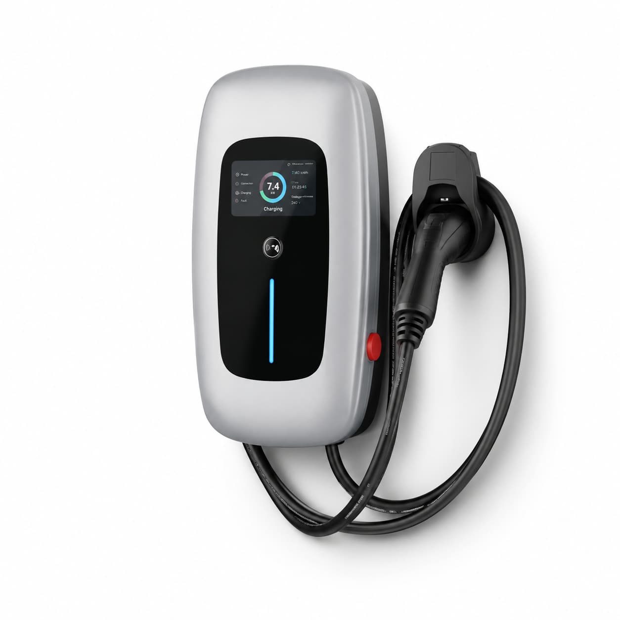Atlas A7 series 7kW AC EV charger product photo