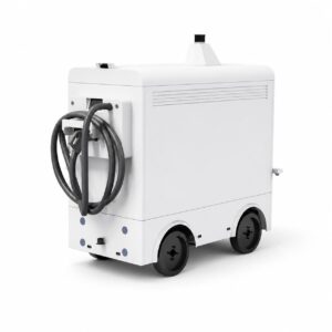 Mobile EV Charging Robot front three-quarter view