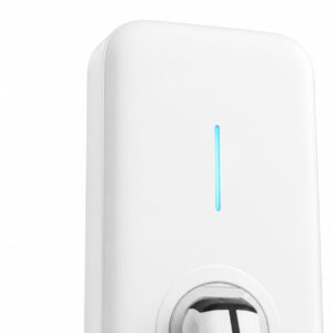 Atlas AC Home Charger LED indicator and socket close-up