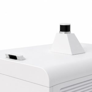 Mobile EV Charging Robot lidar and sensor array close-up
