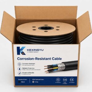 Corrosion-resistant cable coil in KEXINGYU branded packaging