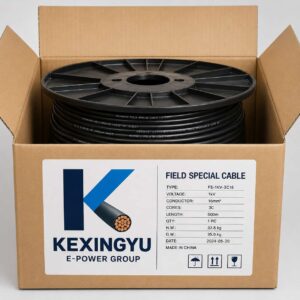 Field special cable coil in KEXINGYU branded packaging